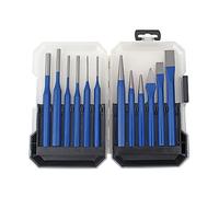 XiBany Juego de 12 unidades de punzón de posicionamiento central de 3-8mm, juego de punzón de cincel de aleación, Pin de punzón, remache de cincel, marca de tornillo, juego de tallado de madera