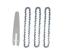 XiBany Mini cadena de motosierra de acero de 6 pulgadas, cadena de sierra eléctrica de 1/4 de pulgada; Paso 0,043 pulgadas Calibre 36 eslabones Cadena de sierra/Guía de cadena (Color : A, Size : S