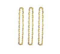 XiBany Nueva minisierra eléctrica de cadena de acero de 6 pulgadas, 1/4 pulgadas; Guía de cadena de motosierra eléctrica de 37 eslabones de calibre de 0,043 pulgadas de paso (Color : Gold, Size : 6i