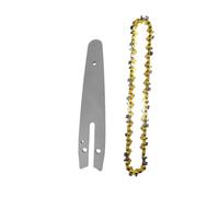 XiBany Nuevo Mini cadena de motosierra de acero de 6 pulgadas, cadena de sierra eléctrica de 1/4 pulgadas; Paso 0,043 pulgadas Calibre 36 eslabones Cadena de sierra/Guía de cadena (Color : Set 1,