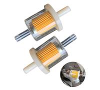 Xibao 2PCS Filtro Gasolina Moto,Filtro de Gasolina,Filtros de Combustible Universal de 6 mm,Alta Precisión de Filtrado,Adecuado para una Variedad de Vehículos y Máquinas,Motocicletas,Quads,Scooters