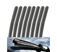 Xibao 8PCS Escobillas Limpiaparabrisas Coche,Gomas de Limpiaparabrisas de Repuesto,Limpia Parabrisas,Escobillas Coche,Apto para Coches,Furgonetas,Caravanas,Autocaravanas,Camiones,etc (8PCS)