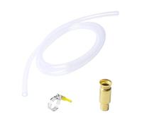 Xibao Accesorios para Coche,Accesorio de Bomba de Combustible Manual,Bomba Trasvase Gasoil con Abrazadera de Manguera,Apto para Coches,Camiones, Motocicletas,Sistemas de Navegación,Tostadoras