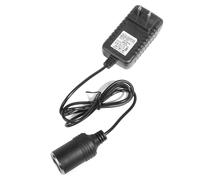 Xibao Adaptador Mechero Coche a Enchufe,12 V 2 A Adaptador Enchufe Coche a Corriente,Convertidor de Corriente AC-DC,Compatible con Grabadoras/Cámaras de Video,DVR y GPS de Coches