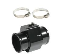 Xibao Sensor Temperatura Coche,Temperatura del Agua Tubería Conjunta Aluminio,Adaptador Manguera Para Sensor Temperatura Agua,Adaptador Sensor Radiador,Compatible con la Mayoría de los Coches (32mm)