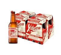 Xibeca | Cerveza de Receta Tradicional | Ideal para el Aperitivo | Pack 24 botellas: 4 packs de 6 x 25 cl