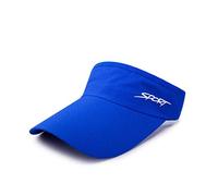 XibeiTrade Sombrero ajustable al aire libre de los deportes del casquillo de la visera de los hombres, azul, M