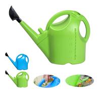 XIBHDN 2 Gallon Watering Can for Outdoor Plants with Removable Long Spout, Modern Plant Watering Can, Large Plastic Watering Can for Garden Flowers Plants Outdoor Plant House Flower (Green, 5L)
