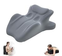 XIBHDN Chiro Monk Couple Pillow,Position Pillows for Intimacy Wedge,Butt Cushion for Couples,Ergonomic Posture Support for Spinal,for All Postures (Dark Gray)