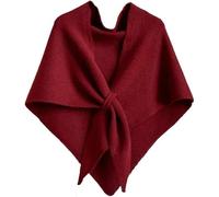 XIBHDN Gettoreach Women's Solid Color Scarf, Women’s Solid Color Shawl, Solids Color Tie Up Knotted Design (B)
