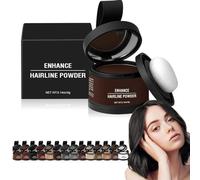 XIBHDN Waverlo Magic Root Cover Up, Root Touch Up Hair Powder, Hairline Powder Instantly Conceals Hair Loss, Hair Fibers for Thinning Hair, Root Cover Up, Stain-Proof 48 Hour (Dark Brown)