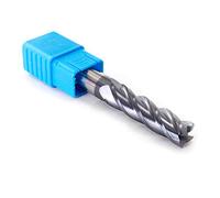 XIBIO Endmills, aleación de carburo de tungsteno, Fresa de Acero, Fresa de Extremo, 4 Flautas, 4mm, 6mm, 8mm, 10mm, 12mm, Herramientas de fresado de Corte de Metal (Size : 2x4Dx50L)