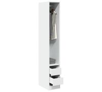 Xichuzi Armario de Madera de ingeniería Blanco 30x50x200 cm, Armarios Dormitorio, Armario Ropero, Roperos De Dormitorio, Armario para Habitación - 3307738