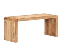Xichuzi Banco de Madera de Acacia Maciza 110x38x46 cm, Banco Recibidor, Banco Comedor, Bancos para Cocina, Banco Vestuario, Mueble Camper