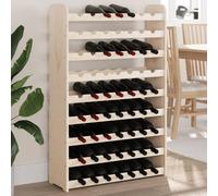 Xichuzi Botellero Madera Maciza de Pino 72,5x25x111,5 cm, Botellero Vino, Wine Rack, Mueble Botellero, Botellero De Soda - 4007561
