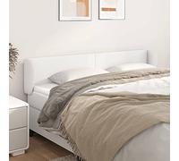 Xichuzi Cabecero, Cabeceros Cama, Cabeceros Moderno, Cabezales Cama, Muebles Habitacion, Mueble Cabecero,Cama Cabeza, de Cuero sintético Blanco 163x23x78/88 cm