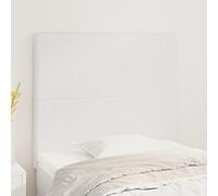 Xichuzi Cabeceros 2 Unidades, Cabeceros Cama, Cabeceros Moderno, Muebles Habitacion, Cabezales Cama, Mueble Cabecero,Cama Cabeza, de Cuero sintético Blanco 80x5x78/88 cm