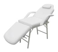 Xichuzi Camilla de Esteticista Cuero sintético Blanca 185x78x76 cm, Camilla Masaje, Camilla Tatuaje, Camilla Estetica Profesional, Camilla Tattoo - 110041