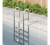 Xichuzi Escalera para Piscina Acero Inoxidable 304 54x38x184,5 cm, Escaleras para Piscinas, Peldaños Escalera Piscina, Elevador De Escalera - 93453