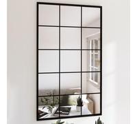 Xichuzi Espejos de Pared 2 uds Metal Negro 100x60 cm, Espejo Baño, Espejos De Salon, Espejo Recibidor Entrada, Mueble Salon - 3189035