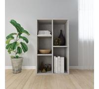 Xichuzi Estantería/Aparador Madera contrachapada Gris 50x25x80 cm, Libreria Estanteria, Muebles Auxiliares, Estanterias Almacenaje, Mueble Almacenaje, Mueble Organizador, Estanteria Oficina - 800166