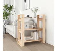 Xichuzi Estantería/Divisor de Espacios Madera Maciza Pino 80x35x91 cm, Libreria Estanteria, Muebles Auxiliares, Estanterias Almacenaje, Mueble Almacenaje, Mueble Organizador - 813899