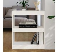 Xichuzi Estantería/Divisor de Espacios Madera Pino Blanco 60x30x71,5 cm, Libreria Estanteria, Muebles Auxiliares, Estanterias Almacenaje, Mueble Almacenaje, Mueble Organizador - 808159