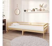 Xichuzi Sofá Cama con colchón Madera de Pino Maciza 90x200 cm, Estructura de Cama, Sofas De Salon, Sofa Relax, Sofa Bed, Base De Cama, Marco De Cama, Somier 3083574