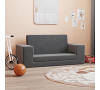 Xichuzi Sofá Cama de 2 plazas Felpa Suave Gris Antracita, Sofas De Salon, Sofa Relax - 357030