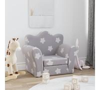 Xichuzi Sofá Cama de Felpa Suave Gris Claro con Estrellas, Sofas De Salon, Sofa Relax - 357052