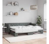 Xichuzi Sofá Cama Tela Gris Oscuro 80x200 cm, Estructura de Cama, Sofas De Salon, Sofa Relax, Sofa Bed, Base De Cama, Marco De Cama, Somier - 3197422