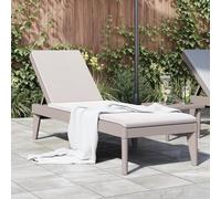 Xichuzi Tumbona de PP Capuchino 186x60x29 cm, Tumbonas Jardin Exterior, Tumbona Playa, Tumbona Reclinable, Tumbona Piscina, Muebles Terraza - 364216