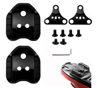 Xiciki 2 unidades compatibles con el adaptador de placa Shimano SPD SM-SH41, convertidor SPD Cleats, adaptador de placa de 3 agujeros, metal compatible con SH40, SM-SH4, Shimano SPD Cleat para pedales