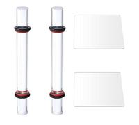 Xiciki 4 accesorios de arcilla polimérica con 2 rodillos acrílicos y 2 placas, juego completo de herramientas de cerámica para modelado y manualidades