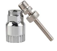 Xiciki Herramienta de soporte de pedalier para bicicleta, llave de pedalier, extractor de bielas, extractor de 20 dientes, compatible con Shimano Octalink ISIS Perfil de cuña Truvativ Race Face y FSA