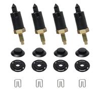 Xiciki - Juego de 4 fijaciones para motor 2.0 HDI, kit de fijaciones, cubre motor, compatible con Citroën Berlingo C4 C5 Xantia Xsara y Peugeot 206 306 307 406 607 806 Expert OEM 0137F6 13711