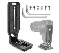 Xiciki Soporte en L de liberación rápida, soporte en L con placa de liberación rápida Arca Swiss 1/4" tornillo para cámaras DJI RS2/RSC2, Manfrotto, DJI, Zhiyun, Canon, Nikon y Sony