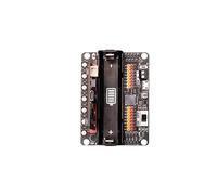 Xicoolee Placa de expansión robótica de micro bits para micro: bit adopta chip PCA9685 integración de motor multicanal servo controlador 7 LED RGB a todo color detección de nivel de volumen de sonido