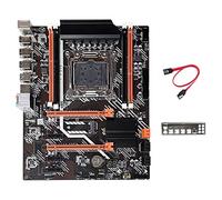 XIDIT 1 de placa base X99T X99T + cable SATA + deflector LGA2011 V3 M.2 NVME NGFF compatible con DDR3 4X16G compatible con E5 2666 E5 2673 E5 2678 V3 CPU