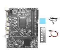 XIDIT Placa base H510 + cable SATA + deflector + almohadilla térmica LGA1200 DDR4 Gigabit LAN PCIE 16X para CPU I3 I5 I7 10/11Th Series