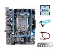 XIDIT Placa base X79 V389+E5 2609 V2 CPU+cable SATA, cable de interruptor, tarjeta de red Gigabit NVME LGA2011 para PUBG