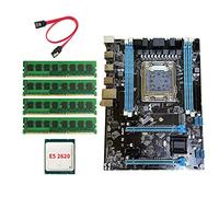 XIDIT X79 X79-288 - Kit de placa base con CPU E5 2620 + 4 x 4 G DDR3 RAM+cable SATA LGA2011 4XDDR3 ranura M.2 NVME SATA3.0