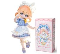 XiDonDon Nueva Serie Rabbit Dream Box Muñeca BJD 1/8 Figura de Acción Coleccionable Articulada Juguetes para Vestir Regalos (Two Boxes)