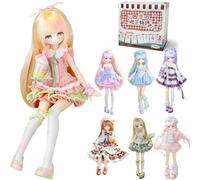 XiDonDon Serie Especial Cuentos de té de Temporada - Muñecas BJD 1/6 - Figuras de acción - Juguetes - Muñecas para Vestir - Regalos (Whole Set)