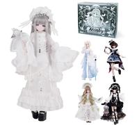 XiDonDon Serie Poema Niebla Emplumada Muñeca BJD 1/6 Especial con trasplante de Cabello, Figura de acción de Anime, Coleccionable, Juguete, Regalo (Whole Set)