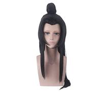 Xie Lian Hua Cheng Cosplay Pelucas Tian Guan Ci Fu Cosplay Pelucas de disfraces Bollo de pelo Ancient Widow'S Peak BL Novela Sa PL-532
