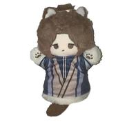 Xie lian/Hua Cheng Muñeca de mano de peluche Anime Shi Qing Xuan/He Xuan Peluche Suave Figura Dormitorio Sofá Decoración Regalo para los fans del anime 25 cm