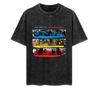 XIEAI Synchronicity Remastered 2003 by The Police Men's T-Shirt Graphic Unisex Black Top Shirt XL
