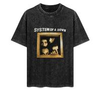 XIEAI System of A Down Dimensions Below One of One SOAD Men's T-Shirt Graphic Unisex Black Top Shirt M