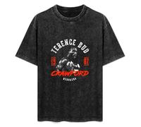 XIEAI Terence Crawford Grunge Men's T-Shirt Graphic Unisex Black Top Shirt M